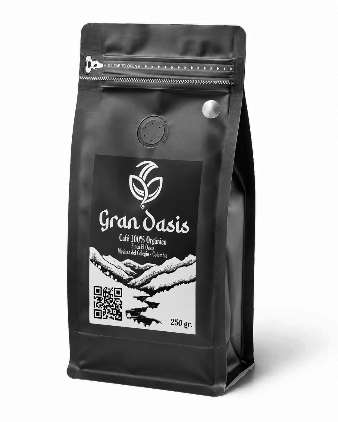 Café Gran Oasis Círculo Plateado de 250 gramos